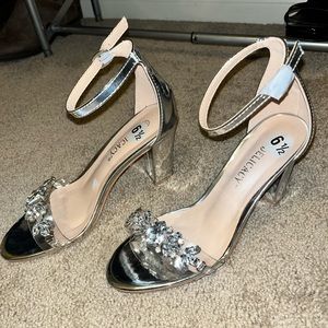 Silver heels